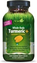 Irwin Naturals Whole-Body Turmeric + Curcumin C3 Complex - 120 lichid Soft-Gels - cu Boswellia, Maritime Pine Bark, MSM & Rose Hip