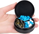 Metal Pilula Case 3 Compartiment - impermeabil Pocket Purcelușă cutie aluminiu Pastile de călătorie Container Medicina Organizator Portabil Daily Pilula Deținută pentru vitamine Ulei de pește medicament