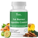 Fat Burner & Appetit Control Suplimente de pierdere in greutate pentru femei si barbati - Booster metabolic w/ L- Carnitina, CLA, Crom - Apetit Suppressant pentru pierderea in greutate - 30 capsule