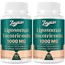 Vitamina E Tocotrienols - Liposomal Tocotrienols Supliment 1000 mg, extrem de absorbabil Delta Tocotrienol și Gamma Tocotrienol pentru sănătatea osoasă, și suport antioxidant, 120 Softgels