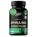 Spirulina Powder Capsule 3000 mg - Purest Non-Iradiate Blue Green Algae - Cea mai bună Proteină Vegană crudă - Superalimente verzi - Multivitamine naturale 