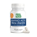 Simțiți-vă bine Superfoods Capsulele Beta-Alanină - Amino Acid Pre Workout Supliment - 3200 mg Beta-Alanină Per Serving- Rezistență musculară și suport de performanță antrenament - Absorbție ridicată - 30 Serviri