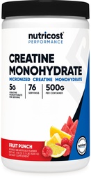 Nutricost Creatin Monohidrat pulbere (Frut Punch, 500 Gram)