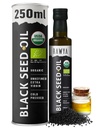 Ulei de semințe negru RAWYA - USDA Certified organic - presat la rece - 8,4 Fl oz - Extra Virgin - Seminte de chimen negru turc - Premium Nigella Sativa cu Thymochinonă - Kalonji - Non-GMO, Gluten-Free - Suplimente nutriționale - Gust extra puternic
