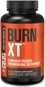 Fabrica Jacked Burn-XT Studiat clinic Burner grăsime și supliment pierdere în greutate - Apetit Supressant & Booster energie - cu Acetil L-Carnitina, extract de ceai verde și mai mult - 120 pastile dieta naturala