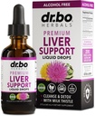 Ficat Cleanse Detoxifiere & Reparatii Organice - Suport organic pentru ficat Suplimentul picături lichide, Milk Thistle Dandelion, Chanca Piedra Extract, Artichoke - Gallbladder Sănătate Formula Suplimente Picături lichide 2oz