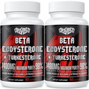 1400mg Beta Ecdysteron si Turkesteron Suplimente, Maximizat 98% Beta Ecdysteron & 20% Extract Turkesteron pentru masa musculara, Putere, Sinteza proteinei, 120 capsule