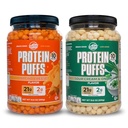 Twin Peaks Low Carb, Keto Friendly Proteine Puffs Combo Pack, 1 Jug Sour Cream Aroma Puffs + 1 Jug Nacho Cheese Flavor Puffs