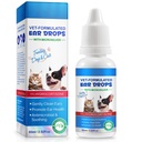 Tratamentul infectiei urechii picături pentru câini și pisici, cu 1% Hydrocortizon Soothing Dog Infecție ureică, mâncărime ureche-Trateaza infectii ale urechii pentru câini și pisici - 2 fl oz