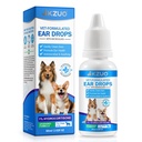 Dog Tratamentul infectiei urechii, Dog Picături ureche cu 1% Hydrocortizon pentru câine, pentru Dog Infecție cu Drojdii, Mâncărime Soothe, Roșie, și Umflare - Vet Recomandat