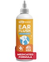 Paw Science Dog Cleaner ureche - Cat & Dog Tratamentul infectiei urechii -meditat Ureche pentru animale de companie, Flush, şi soluţie de curăţare pentru câini şi pisici - Remediu pentru mancarimi Yeast Relief