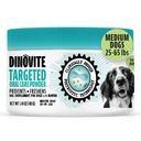 Dinovit Dog Dental Powder, Perie-Liber Respiratie Freshener & Dinti Curatare Dentara Pulbere cu Probiotice & Postbiotice, Ingrijire orala Respiratie proasta Tratamentul, Câini Medii, Made in USA, 30 zile de aprovizionare