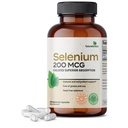 Futurebiotice Seleniu 200 mcg - Seleniu Aminoacid Complex - Urme minerale esenţiale cu absorbţie superioară, non OMG, 250 capsule