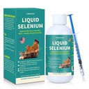 Seleniu lichid pentru păsări de curte sprijină funcția musculară răspuns stres echilibru imun suport antioxidant potrivit pentru toate păsările de curte 3.4 fl oz