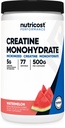 Nutricost Creatin Monohidrat pulbere (Watermelon, 500 Gram) - Micronized Creatin Supplement - Vegan, Non-GMO, Gluten Free