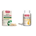 Jarrow Formulas Probiotics & Bone Supplement Bundle with Jarro-Dophilus EPS 10 Miliarde CFU și BoneUp with Vitamina D3, K2 & Calciu
