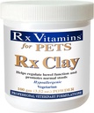Rx Vitamine Rx Clay Powder pentru animale de companie - Anti Gas & Anti Diaree pentru câini și pisici - Pet Digestive Health & Stool Supplement - Cat & Dog pentru eliminare- 3,52 oz.