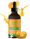 Picături organice de vitamina C lichid - Supliment de sprijin imun - Vegan - Made in USA - 4 oz - Convenabil - Tasty
