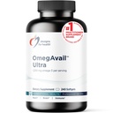 Proiectări pentru sănătate OmegAvail Ultra TG ulei de pește 1200mg - Trigliceride Formular Omega 3 Suplimentul de ulei de pește cu DHA/EPA - Nu gust de pește (240 Softgels)