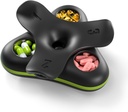 Zilnic Pill Box Organizator 3 ori pe zi, Călătorie caz Pilula mici, 3 Compartimente Compact Pilula Container, Portable Pilula Deţinătorul pentru Vitamina, Medicina, Supliment, Ulei de peşte, Negru