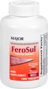 Comprimate de FeroSul - Sulfat feros 325 mg - Supliment de fier pentru femei și bărbați - Comprimate de înghițire - Roșu - 1000 Comprimate