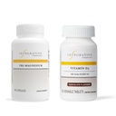 Tehnologii integrate Bundle cu Tri-Magnesium, 90 capsule & Vitamina D3 125 mcg, 90 masticuri aromate - Sprijină funcția cardiacă și sănătatea osoasă* - Suport pentru sănătatea osoasă