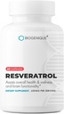Resveratrol 600 mg Antioxidanti potenti si Trans-Resveratrol din extract de root poligonum, Promoveaza suport anti-aging si cardiovascular, 60 capsule - Made in USA - Vegan, Non-GMO, Gluten Free