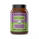 Produse naturale complete Capsule pure de muls de lapte organic - 500 mg pulbere silimarină 100 pastile