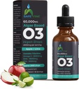 Omega 3 picături Vegan lichid - DHA & EPA din ulei de alge - 60 ml flacon picurător - 2000 mg pe servire - Sprijină Suplimentul global de wellness corp pentru întreaga familie