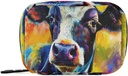 Cutie de pastile Distracţie Vaca 7 zile Pilula Caz de călătorie Pilula Organizator sac cu Zipper Portabil Weekly Vitamina Medicina Deţinătorul Supliment Pouch Bag