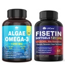 Suplimentul Fisetin + Ulei de alge Vegan Omega-3