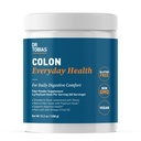 Dr. Tobias Colon Sănătatea de zi cu zi - Sănătatea femeilor și bărbaților - Psyllium Fiber Powder Bea cu 4g Psyllium Husk pulbere pe servire, Vegan, Gluten gratuit, non-GMO, aromă de căpșuni, 60 Serviri