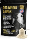 Dog Greutate Gainer Aprox 90 Serviri - Suplimente câştig în greutate pentru câini - Constructor musculare canin şi câine - Made in the USA