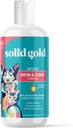 Solid de aur Omega 3 ulei de pește pentru câini și pisici - ulei de somon sălbatic Alaska pentru câini Skin and Coat Support - Omega 3 dog Supliment lichid w/Pollock, acizi grasi, EPA & DHA pentru suport imun - flacon de 8 oz