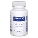 Pure Encapsulations Daily Calm - Vegan Stress & Sleep Supplement - Conține Ashwagandha, Saffron, GABA & L-Theanine - Non-GMO, Soy-Free & Gluten-Free - 60 capsule