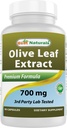 Cel mai bun extract de frunze de măsline naturale, 700 Mg, 90 Conte