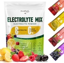 GREENPEOPLE Electroliti pulbere fără zahăr - Free Hydration Electrolit Pachete - Aromă de fructe Electrolite Drink Mix - 8 Electroliți 5 Vitamine și Minerale Vegan non-GMO 16 Sticks
