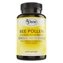 Pure de natura Bee Polen Supliment cu Propolis & Royal Jelly pentru suport imunitar, Antioxidant Proprietăți, 120 capsule non-GMO vegetariene