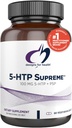 Design-uri pentru sănătate 5-HTP 100mg cu vitamina B6 (P-5-P) - 5-HTP Supreme 100 mg Supliment - Serotonina Precursori pentru a ajuta la susținerea Mood sănătos + Apetit (60 capsule)