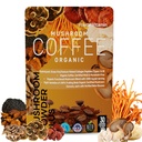 PowderVitamin Organic Mushroom Coffee Certified Mold & Mycotoxina-Free GrassFed Colagen Tipuri I & III 8 Ciuperci fructuoase testate pentru Beta-Glucans Focus Energy Digestion & Imunity 30 Servings