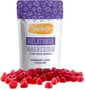 SMART PENTRU VIATA Melatonina Gumies 5mg W/Magnesium - 60 Conte - plante pe bază de Vegan Melatonin Gumies - aroma de căpșuni Gumiile de somn - inima si sanatate osoasa Supliment alimentara - Melatonine gingii adult