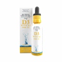 Comoara îngropată Vitamina D3 & K2 picături - 5000 UI D3 cu 100 mcg K2 pentru oase, inimă și suport imunitar, zahăr fără, 2 fl oz