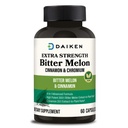 DaIKEN Bitter Melon, Scorțișoară & Crom, 90.000 mg echivalent Per Serving Extra Putere, 100% Vegetarian Bitter Melon Capsule cu scorțișoară crom & zinc, 60 capsule