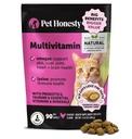 Cat Multivitamine Chews - Cat Trateaza pentru sanatate + Imun, Suport comun, Piele & Coat, si Digestion - Omega 3s, Lysina & Probiotice pentru pisici, Vitamine pentru pisici - Pui (90-Day Supply)