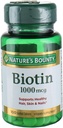 Natura's Bounty Energy Health Biotin Coated tablets, 1000 mcg, 100 Ct (1 ambalaj)