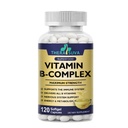 Vitamina B-complex + CoQ10 + vitamina C - Suplimentul maxim de putere pentru energie, suport metabolic, 120 Softgels, 60 zile de aprovizionare
