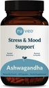 capsule Ashwagandha ruved - Organic Ashwagandha Supliment extract rădăcină pentru bărbați și femei, 500 mg per pilula pentru sănătate suprarenală și wellness generală - 60 Capete vegetariane (1 Număr)