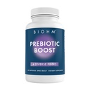 BIOHM Prebiotic Fiber Supliment (60 capsule) 4 Divers Fibers dietetice pentru a sprijini mediul probiotic, ajută la îmbunătățirea sănătății gut și sistemului imunitar, include Inulin & Apple Pectin pulbere