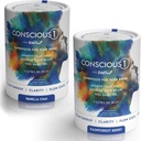 Ultra Human Conscious1 - Focus stimularea Superfood Blend Vanilla Chai & Rainforest Variety Pack