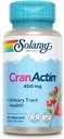 SOLARAY CranActin Cranberry Extract 400 mg - Cranberry Supplements for Women and Men - Bladder and Urinary Tract Health Support with Vitamin C - Vegan, 60-Day Guarantee (60 CT)